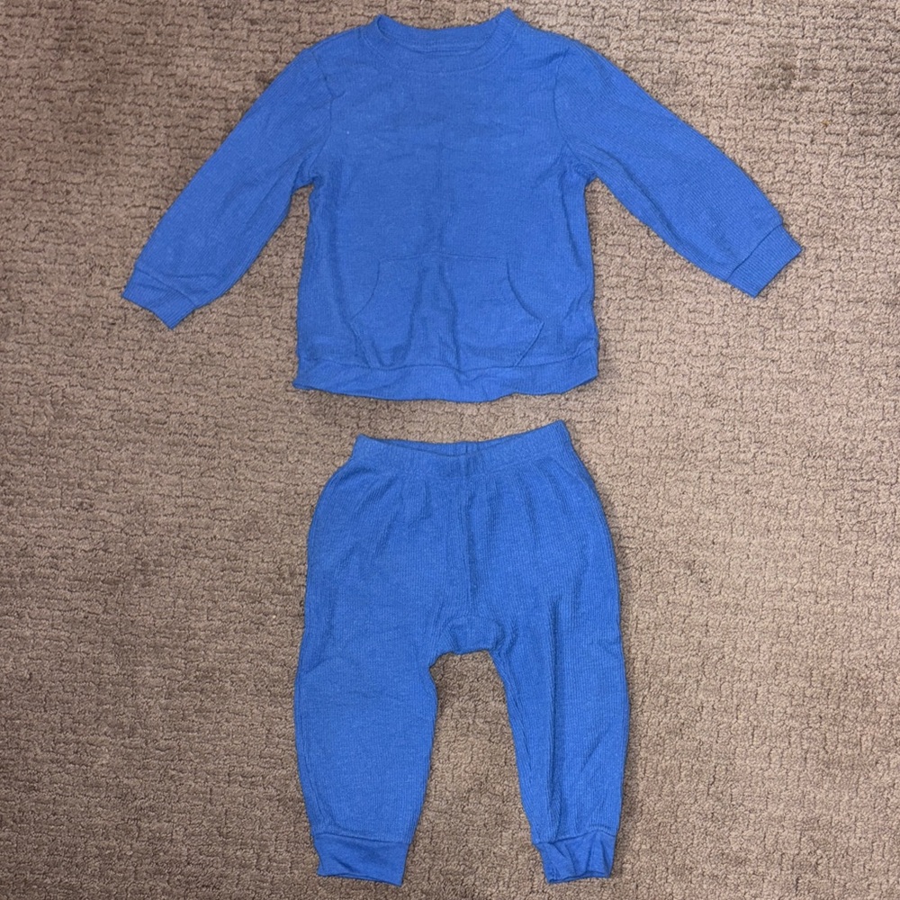 Cat & Jack Vibrant Blue Toddler Set